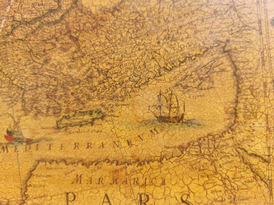 EUROPA ANTIQUE MAP RECENS DESRIPTA BY WILLEM BLAEU (1571-1638) HAND COLOURED LINE ENGRAVING