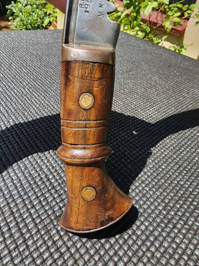 Much Sought After! Interwar 1927 RFI (Rifle Factory Ishapore) British MK II Ghurkha Kukri