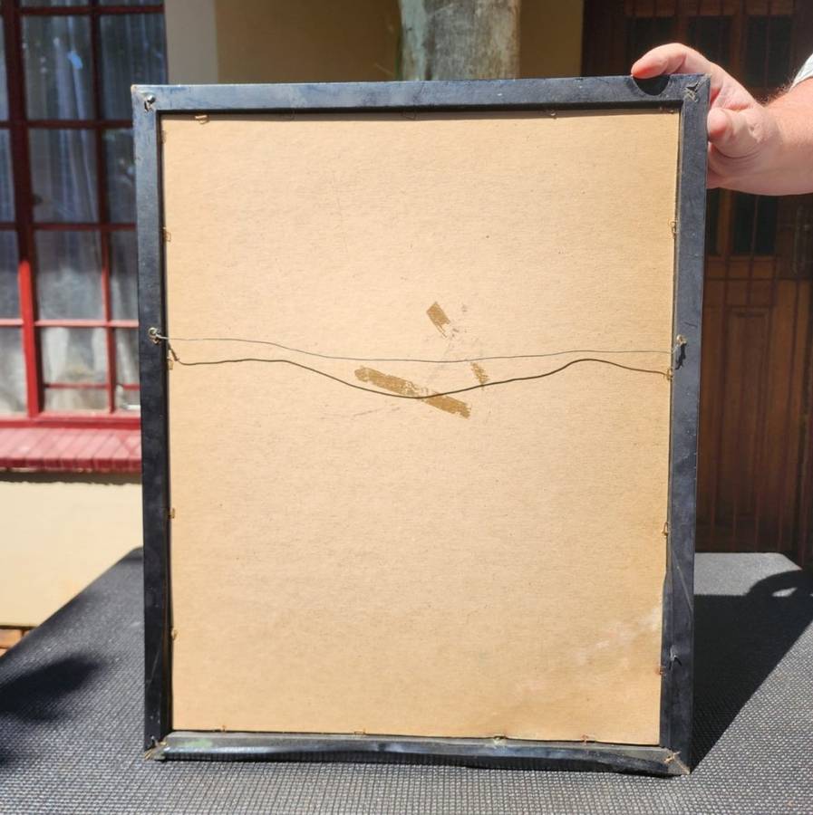 Original Antique Bearded African Man Portrait Pencil Sketch Signed Wenchiaruttz