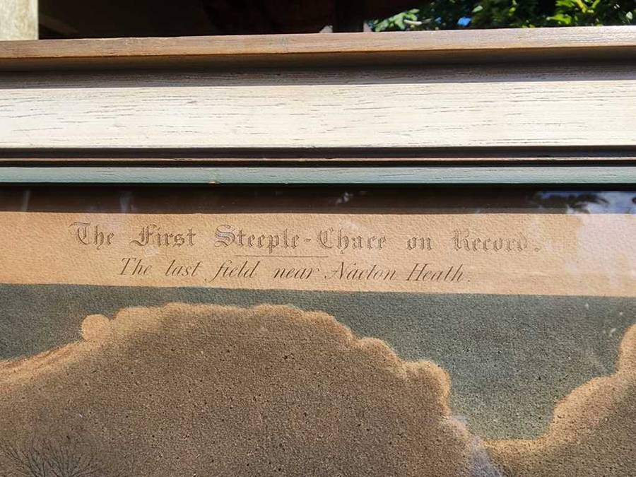 Plate III First Steeple-Chase On Record 1839 Very Rare Original Coloured Aquatint Henry Alken