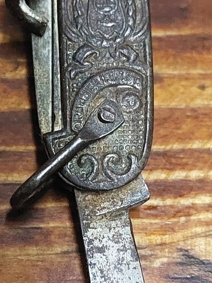 KRUGER AND DE WET POCKET KNIFE - CORKSCREW VARIATION WITH ORANJE VRIJST