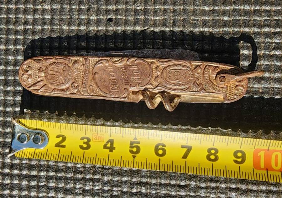 KRUGER AND DE WET POCKET KNIFE - CORKSCREW VARIATION WITH ORANJE VRIJST