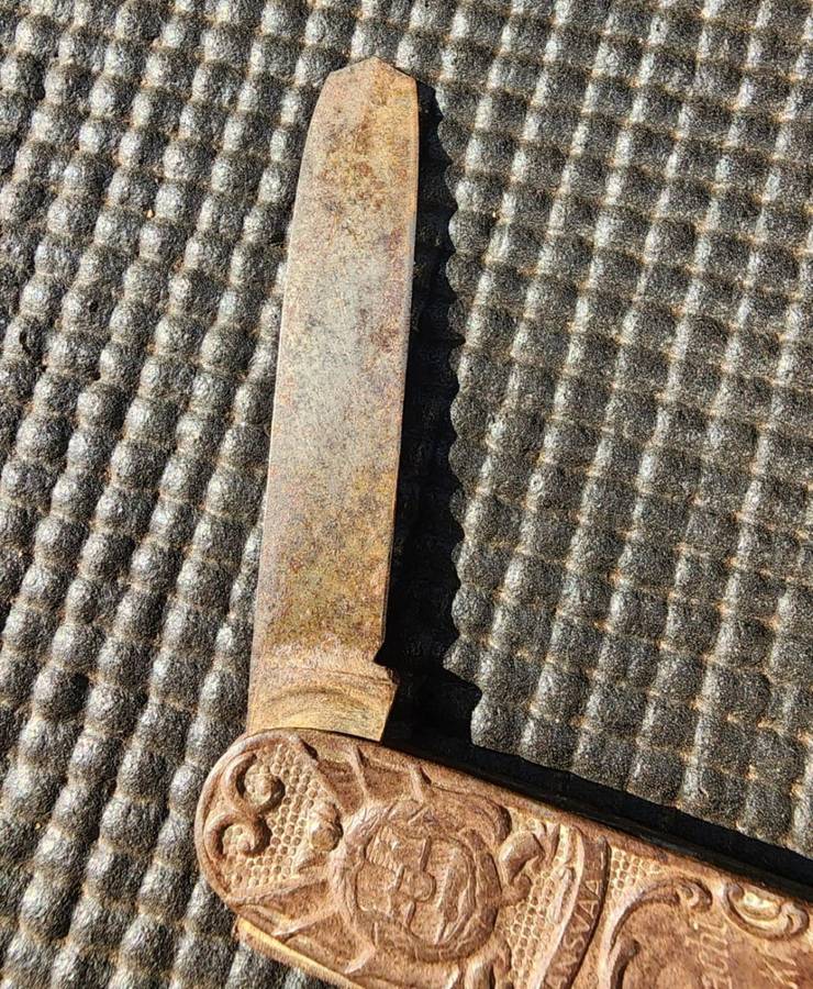 KRUGER AND DE WET POCKET KNIFE - CORKSCREW VARIATION WITH ORANJE VRIJST