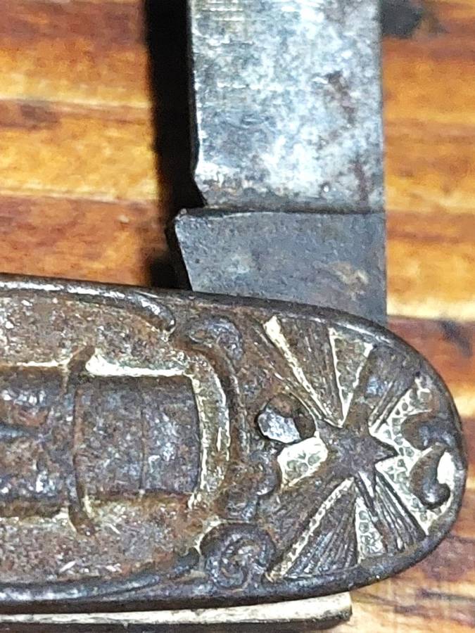 KRUGER AND DE WET POCKET KNIFE - CORKSCREW VARIATION WITH ORANJE VRIJST