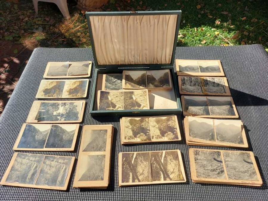 Carte de Visite 76 Old Photos from 1930s in an Old Cutlery Box