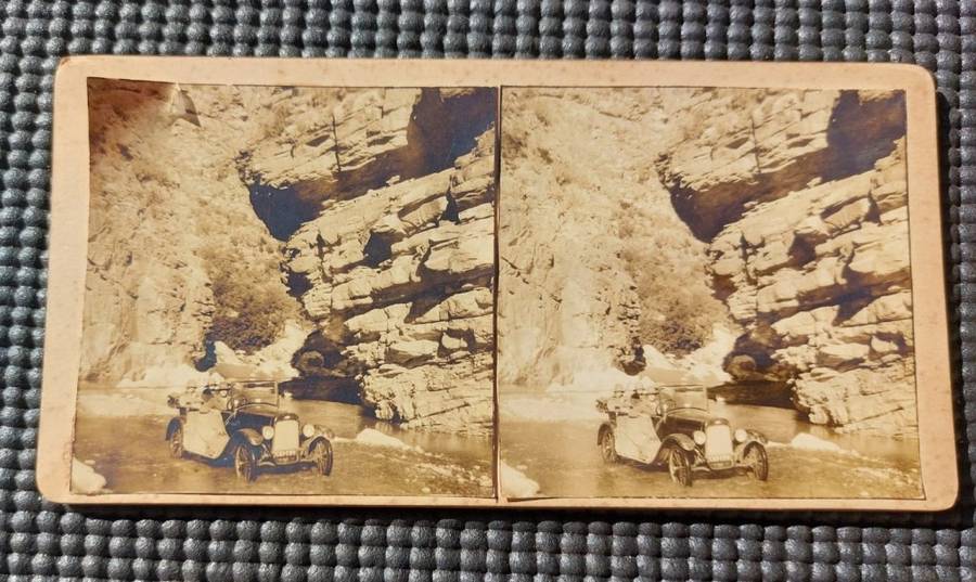 Carte de Visite 76 Old Photos from 1930s in an Old Cutlery Box