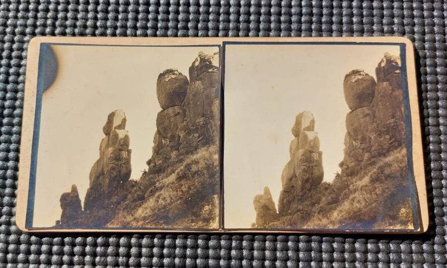 Carte de Visite 76 Old Photos from 1930s in an Old Cutlery Box