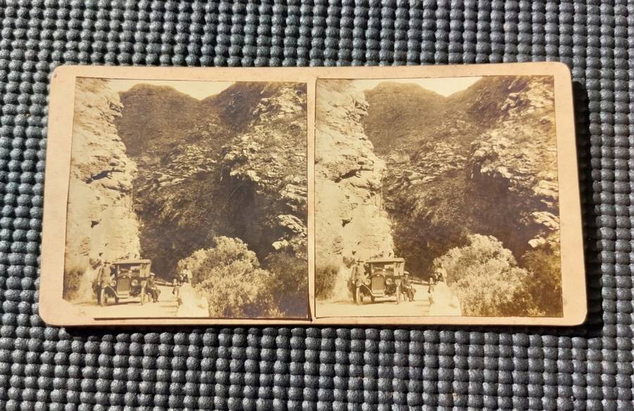 Carte de Visite 76 Old Photos from 1930s in an Old Cutlery Box