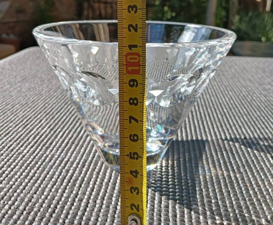 Ringing and Singing Stuart England Chrystal Glass Bowl with Stuart Chrystal Acid Etched Mark