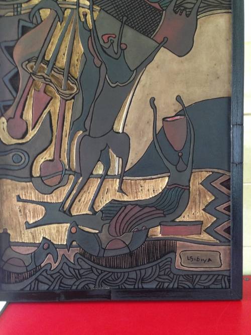 Lucky Sibiya ~ Great Investment Woodcut Art