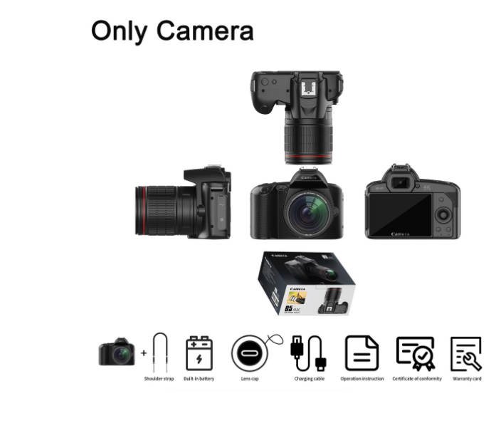 4K HD Resolution SLR Camera With WIFI