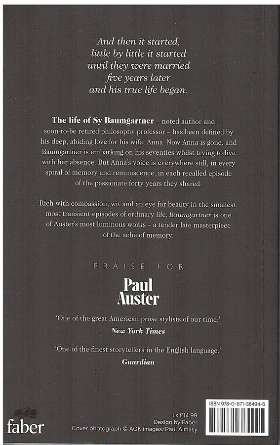 Baumgartner - Paul Auster