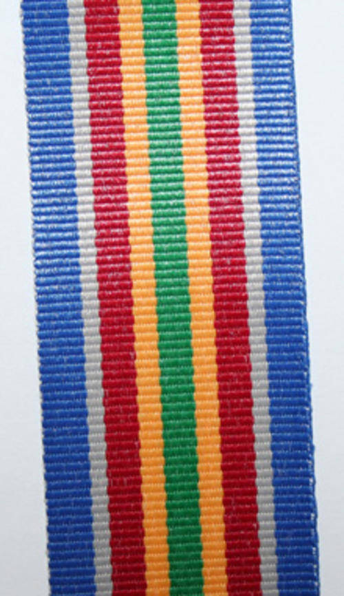 SAPS Ten Year Commemoration Medal Full Size Ribbon