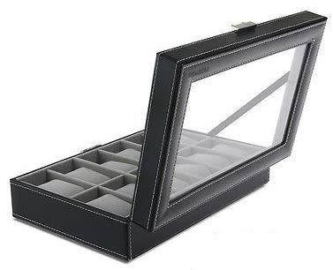 Watch Box Case 12 Slot Grids