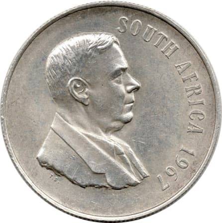 1967 South Africa R1 Coin