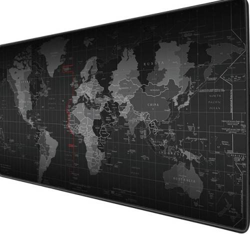 MousePad World Map Anti-Slip Extended Mouse Pad