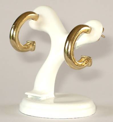 9ct gold Hoop Earrings = Perfect for drops