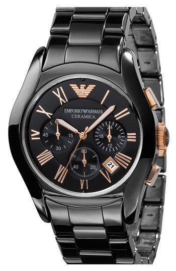 Armani Watch - Black Ceramica - Chronograph