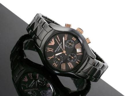 Armani Watch - Black Ceramica - Chronograph