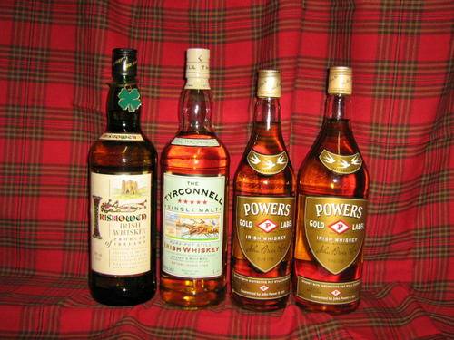 4 X BOTTLES OF IRISH WHISKEY