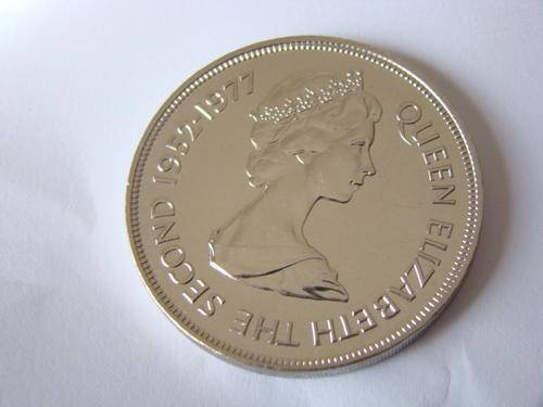 125 Pence 1977 crown size Baliwick of Guernsey