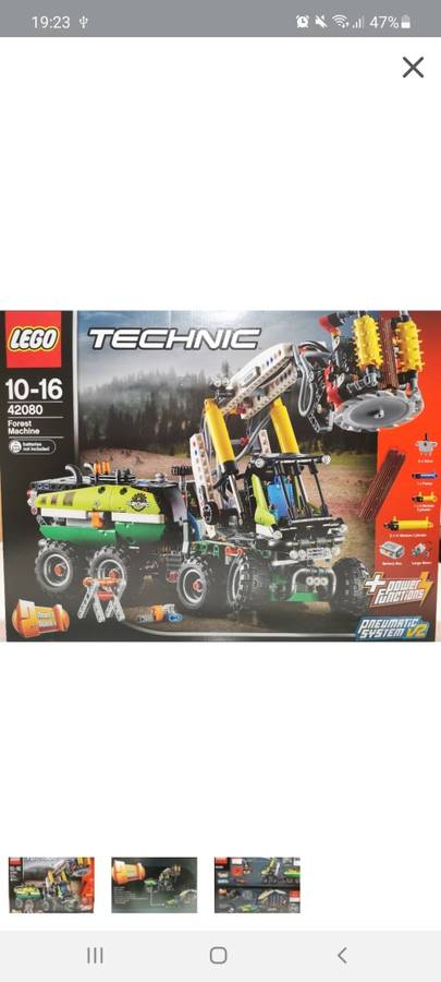 LEGO® Forestry Machine with Power Functions motor and an advanced pneumatic system 42080