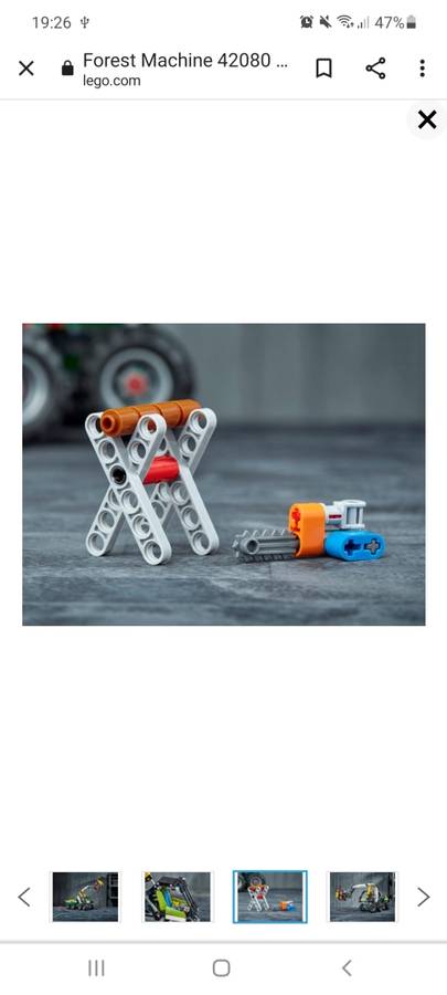 LEGO® Forestry Machine with Power Functions motor and an advanced pneumatic system 42080