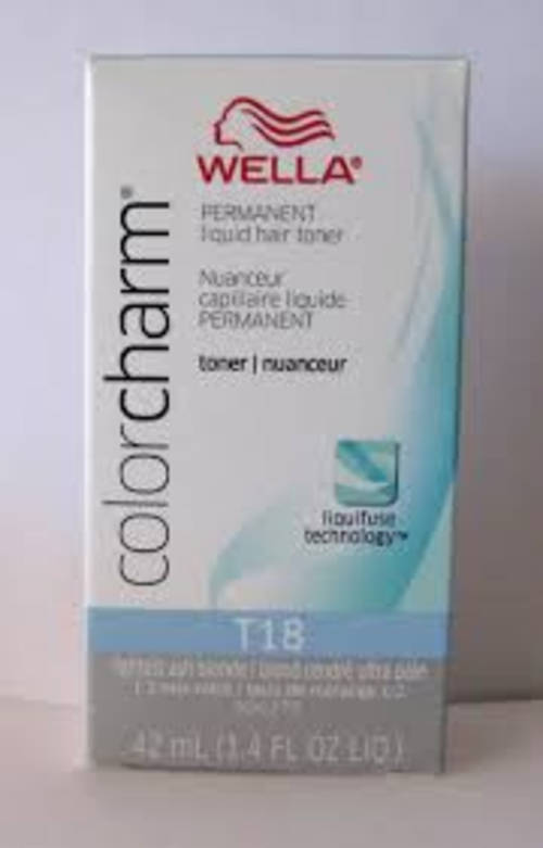 Wella colour charm - T18 Lightest Ash Blonde (white lady)