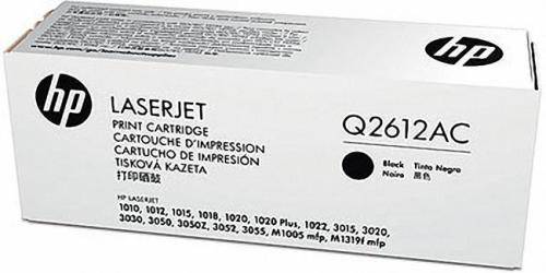 HP 12A Black Original LaserJet Toner Cartridge, Q2612A