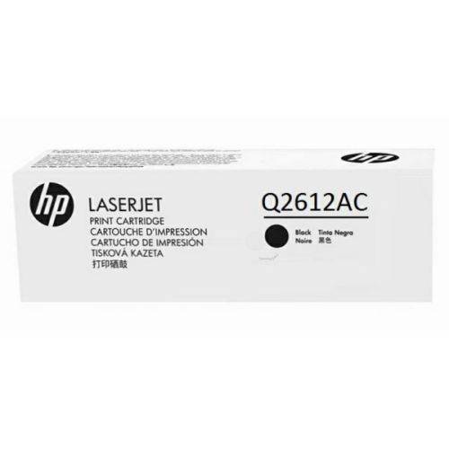 HP 12A Black Original LaserJet Toner Cartridge, Q2612A