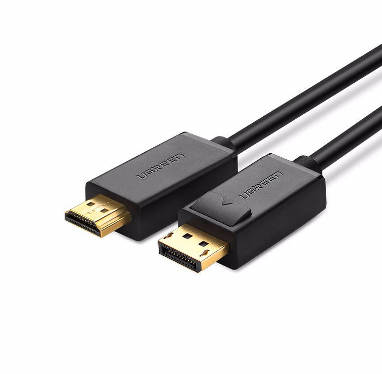 UGreen DP M to HDMI M 4K 30 1.5m Cable - Black