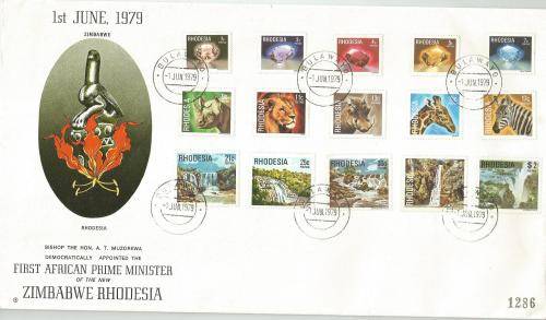 Zim / Rhodesia FDC - 1 June 1979 - 1st Def Issue