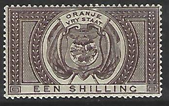 Oranje Vrystaat - SACC F3 -  1 Shilling - ** hinged
