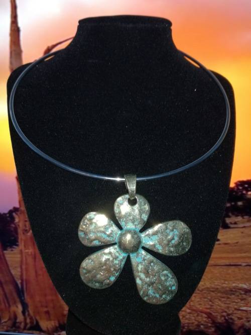 Copper Flower Pendant only