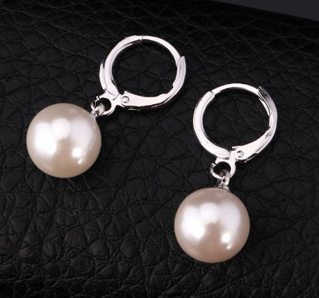 925 Silver filled Pearl Earings