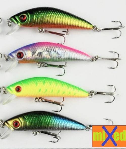 Lure Hard Minnow 7cm X 4 per lot