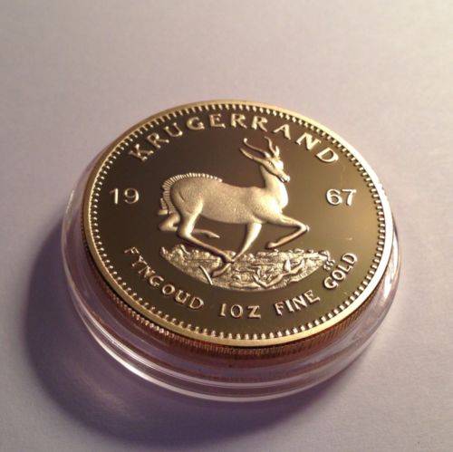 Krugerrand 2013 South African 1oz Gold Clad Coin