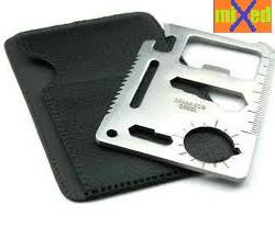 Stainless Steel Multifunction Credit Card tool