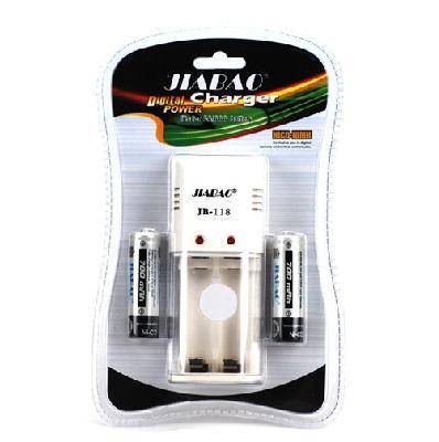 Battery Charger Plus 2 x AA batteries (700 mAh) NICD-NiMH
