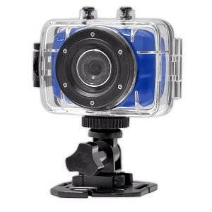 Blue HD SPORTS ACTION CAMERA AND ACCESSORIES