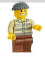 Building Blocks - Lego compatible - MiniFigure Jail man Nr 20