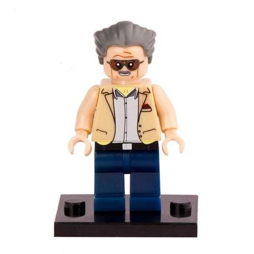 Building Blocks - Lego compatible - MiniFigure- N31 - Stan Lee - Marvel Comics Legend