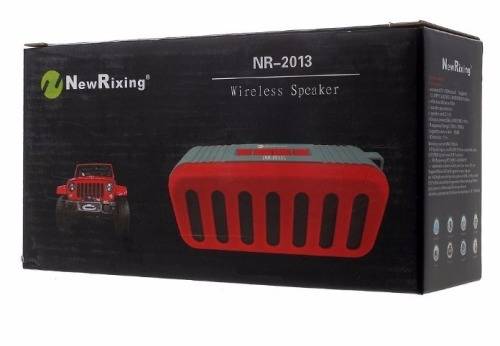 *CLEAR*Rugged New Rixing NR-2013 Speaker Bluetooth (Green)