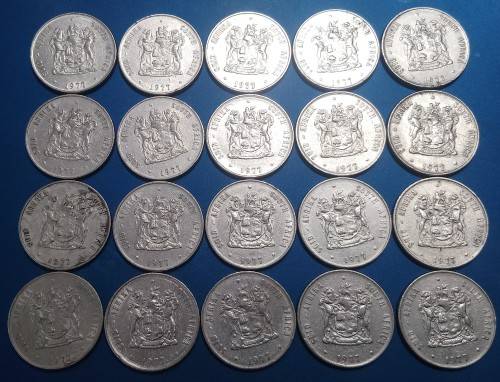 SOUTH AFRICAN R1 X 20 - 1977