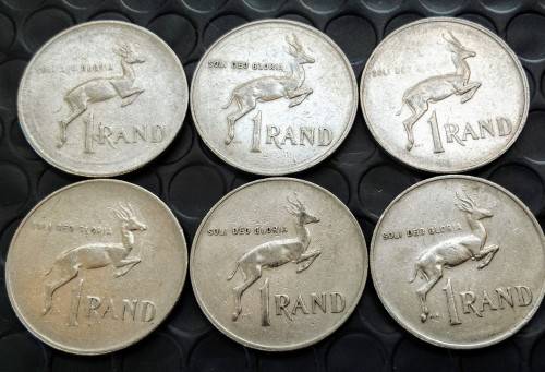 R1 Collection  (6x coins) 1977 x2 + 1987 x2 +1988x2