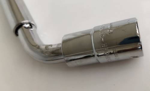 Extendable wheel spanner 17mm/19mm