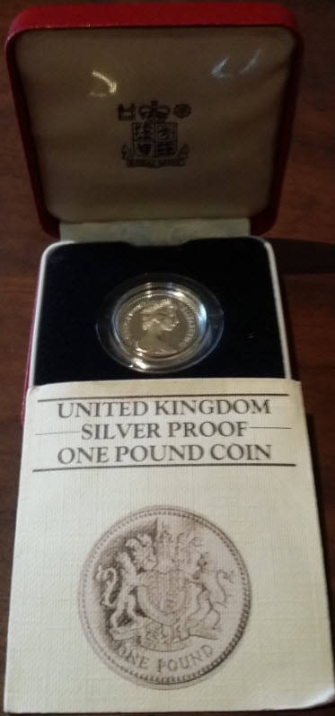 United Kingdom Silver Proof One Pound - R1 Start
