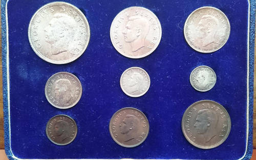 1952 SA Short Proof Set in Original SA Mint Box Only Mintage 3500 - R1 Start