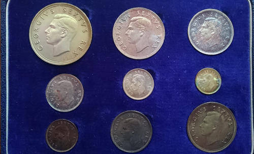 1952 SA Short Proof Set in Original SA Mint Box Only Mintage 3500 - R1 Start