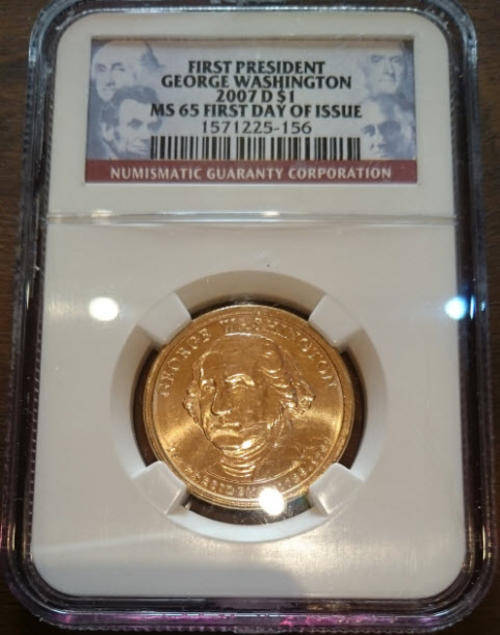 First President George Washington 2007 Dollar - R1 Start